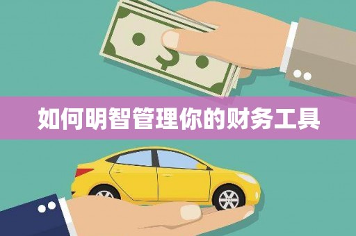 甘泉如何明智管理你的财务工具