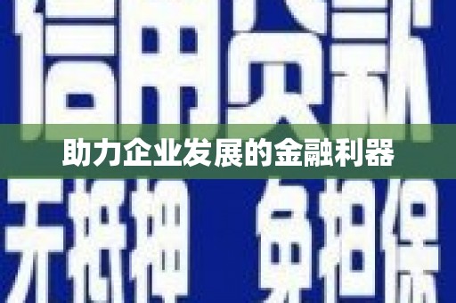 甘泉助力企业发展的金融利器