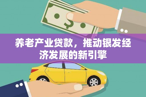 甘泉养老产业贷款，推动银发经济发展的新引擎