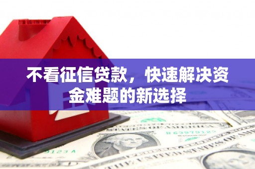 甘泉不看征信贷款，快速解决资金难题的新选择