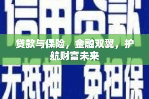 甘泉贷款与保险，金融双翼，护航财富未来