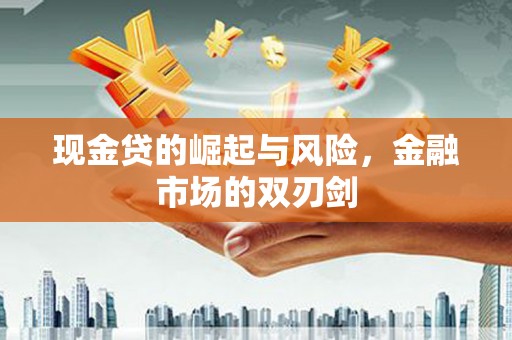 甘泉现金贷的崛起与风险，金融市场的双刃剑