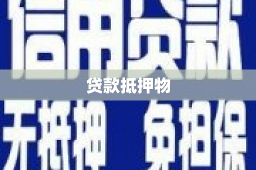 甘泉贷款抵押物