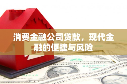 甘泉消费金融公司贷款，现代金融的便捷与风险
