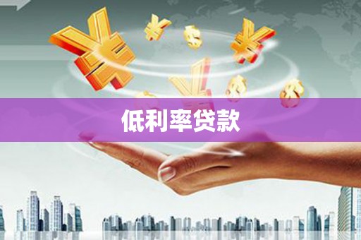 甘泉低利率贷款