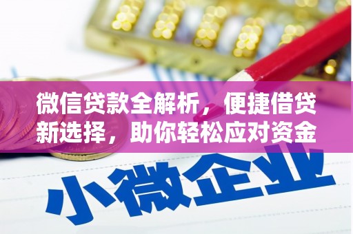 甘泉微信贷款全解析，便捷借贷新选择，助你轻松应对资金需求